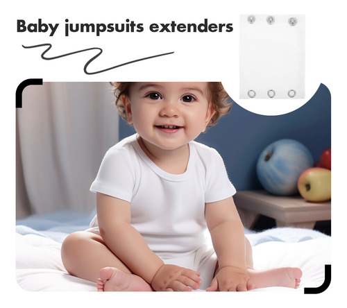 1 Par De Monos Extensores De Mameluco Para Bebés Y Niñas
