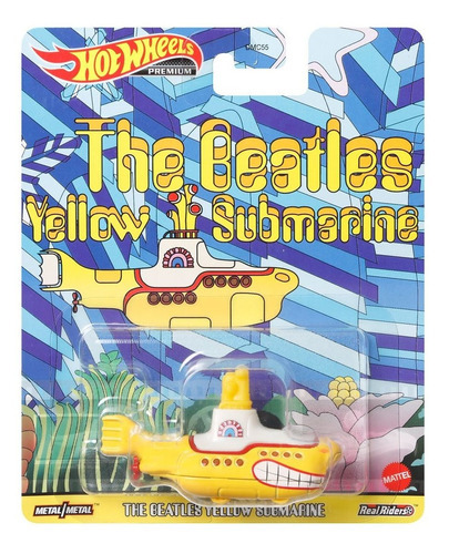 Hot Wheels Metal Collectors The Beatles Yellow Submarine Color Amarillo