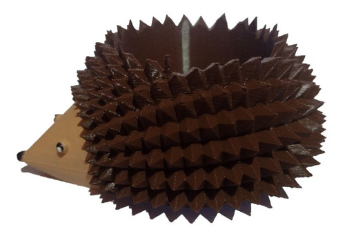 Imagen 3 de 4 de Maceta Erizo Para Suculentas Diseño Unico Impreso En 3d