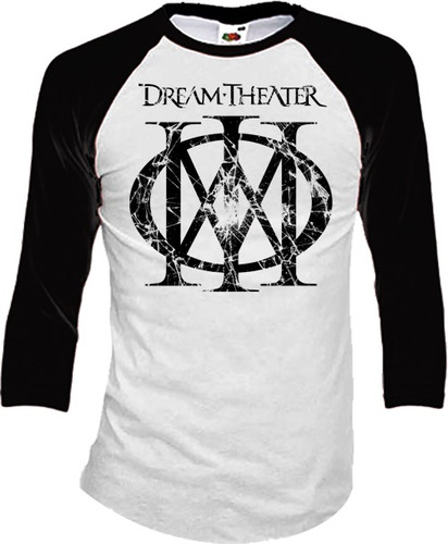 Dream Theater Playeras Manga 3/4 Para Hombre Y Mujer