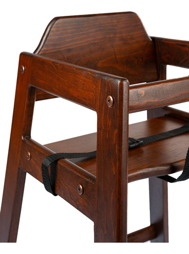 Silla Periquera de Madera para Bebe Comida Restaurante Casa Dimmuc PSPPBM-DILI Color Nogal Clásico