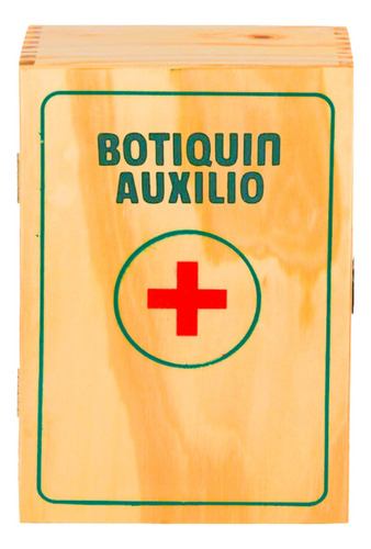 Botiquín De Madera Primeros Auxilios  MA C/32 Elementos Eversafe