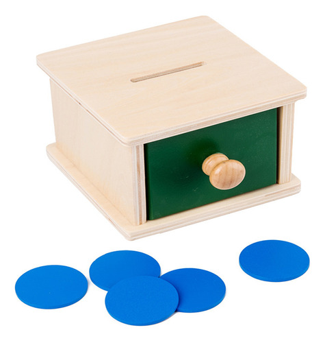 Caja De Monedas R Infant, Juguetes Montessori Para Aprendiza