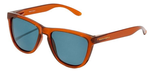 Lentes De Sol Hawkers - One Raw - Polarizado - Caramel - Naranja/azul