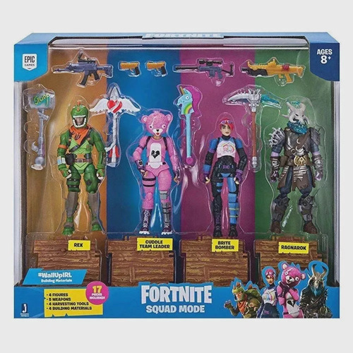 Conjunto Com 4 Mini Figuras E Acessórios - Fortnite - Sunny
