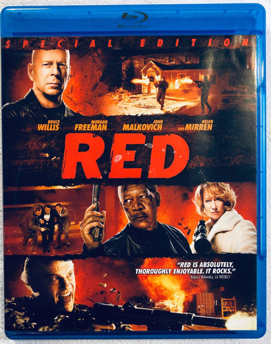 Red. Retirado Y Extremadamente Peligroso - Blu Ray