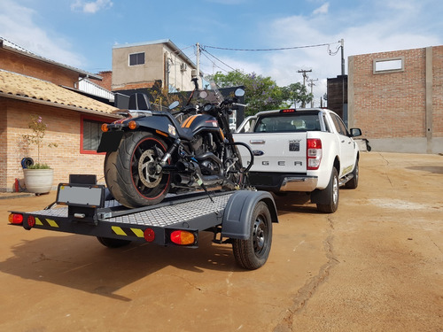 Carreta Basculante Para Transp De Moto