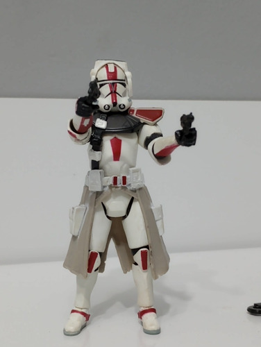 Raro Star Wars Revenge The Sith Clone Commander Red Hasbro . (Usado)