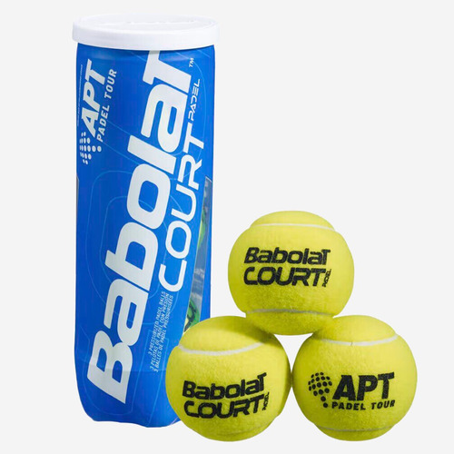 Tarro De 3 Pelotas Babolat Court Pádel
