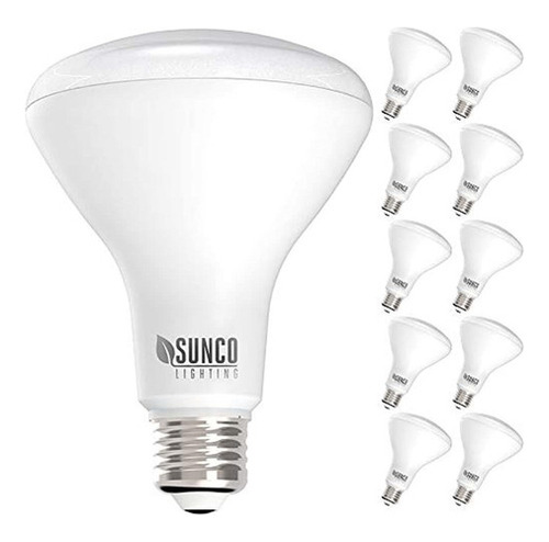 Sunco Lighting 10 Pack Br30 Led 11watt 65w Equivalente 3000k