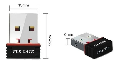 Antena Adaptador Usb Wifi Nano 100m 150mbps 802.11b/g/n