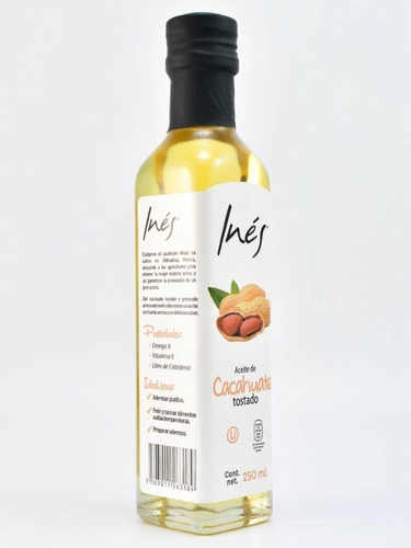 Aceite Cacahuate Tostado Ines 250 Ml
