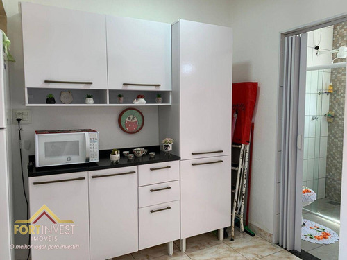 Imagem 5 de 10 de Kitnet Com 1 Dormitório À Venda, 36 M² Por R$ 150.000,00 - Canto Do Forte - Praia Grande/sp - Kn0326