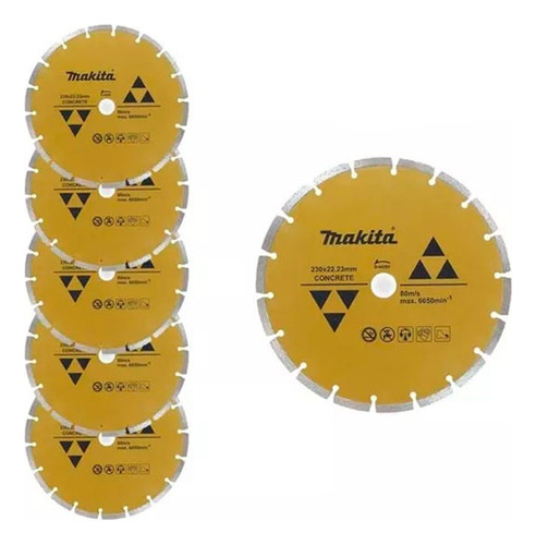 10 Discos Diamantado Segmentado 9' P/concreto D-44292 Makita