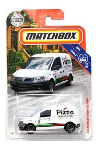 Matchbox Volkswagen Caddy Servicio De Entrega De Pizza 