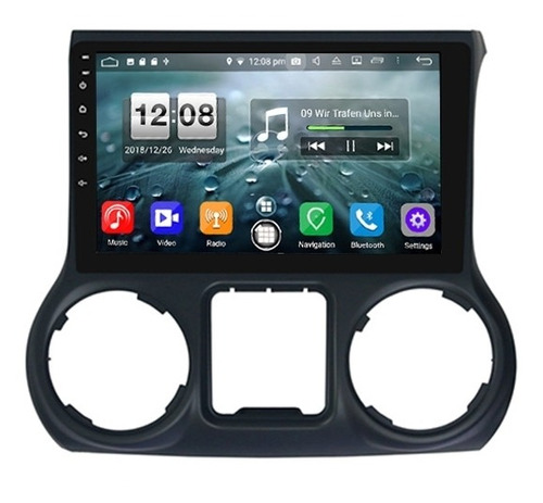 Radio Jeep Wrangler Android 10 2x32g Wifi Gps Se Instala Bta