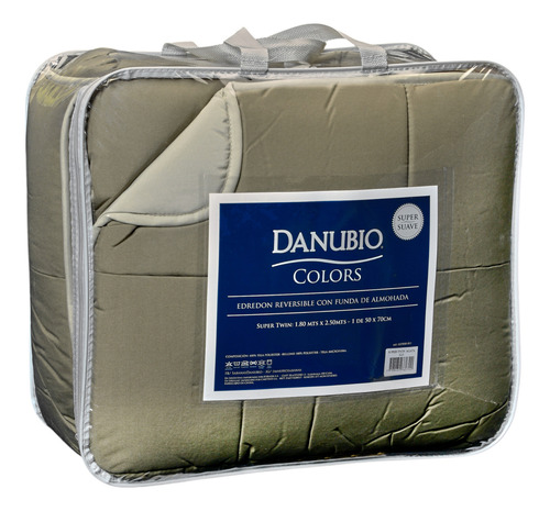Edredon Hotelero King Size 290 X 250 Cm C/fundas Cobre/vison Liso