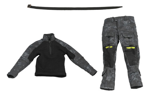 Conjunto De Uniforme De Soldado 1/6, Incluye Pantalones Y