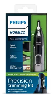 Philips Norelco Nariz Trimmer 5000, Para Nariz, Orejas, Ceja