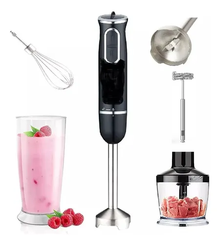 comprar Minipimer Mixer 5 En 1 Acero Licuadora Batidora De Mano 400w