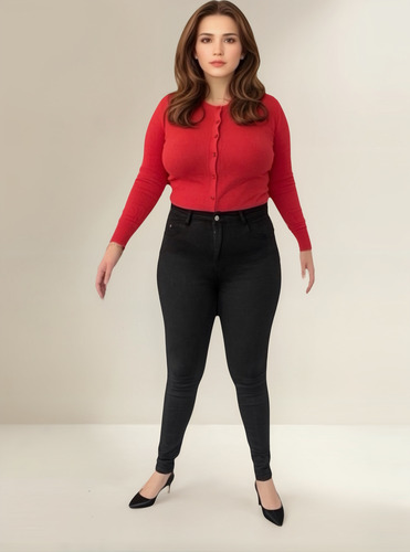 Jeans De Dama Mezclilla Curvy Extra Stretch Envio Incluido