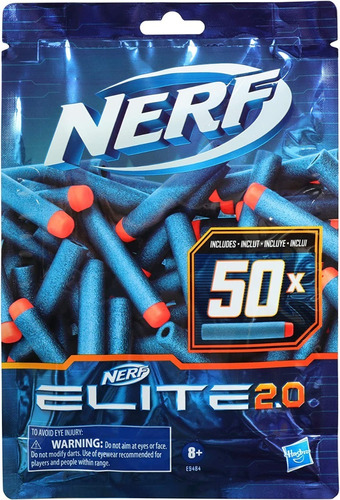 Paquete De 50 Dardos Elite 2.0 Para Nerf De Juguete