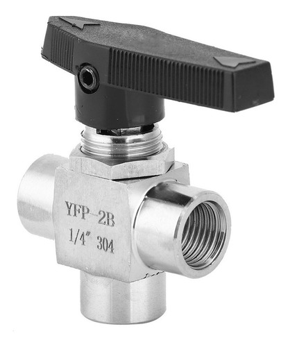 Válvula De Bola De 3 Vías Válvula De Acero Inoxidable Con Ro