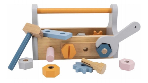 Caja Heramientas Madera Juego Didáctico Polarb Cadaques Kids