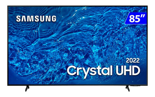 Imagem 1 de 7 de Smart Tv Samsung Led 85 Pol 4k Crystal Uhd Un85bu8000gxzdâ