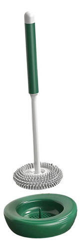. Escova E Suporte De Vaso Sanitário, 360° Verde Com Base