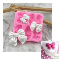 Comprar Molde De Silicón Lazos Masa Flexible Fondant Yeso Repostería