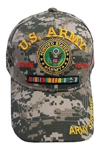 Army Strong Men's U.s. Army Vietnam Veteran Hat Military Bas