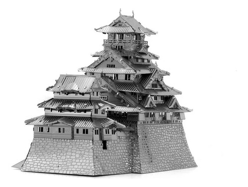 El Rompecabezas 3d De Metal Castillo De Osaka Juego 3d Metal