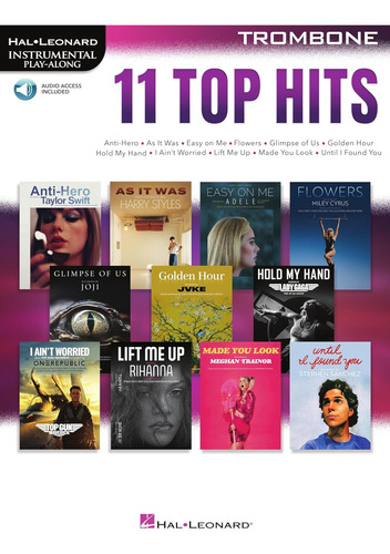 11 Top Hits For Tromboneinstrumental Play-along