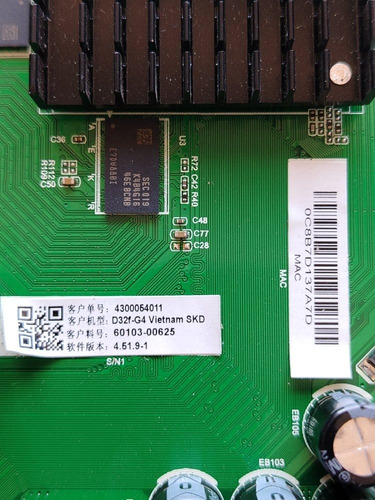 Tarjeta Main Vizio D32f-g4 (Usado)