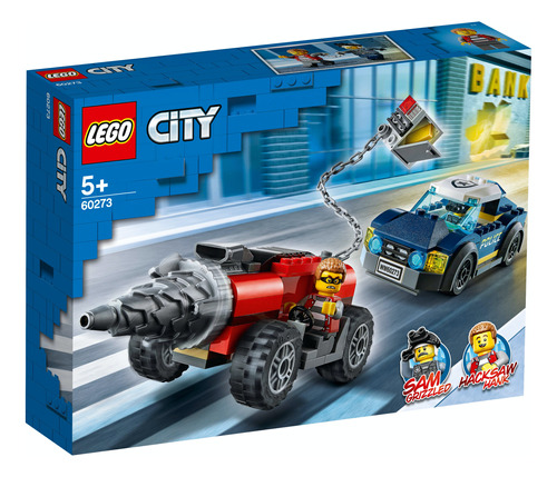 Lego - Policía De Élite Persecución D La Perforadora - 60273