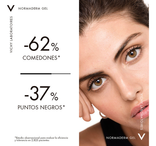 Gel De Limpieza Vichy Normaderm de 400 mL Vichy día/noche para piel grasa