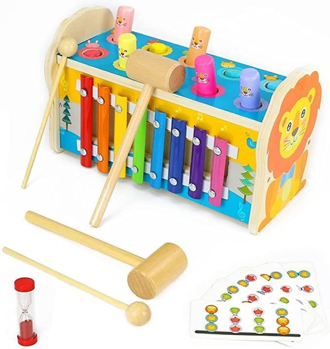 Fajiabao Montessori - Juguetes De Madera Para Bebés De 6 A.