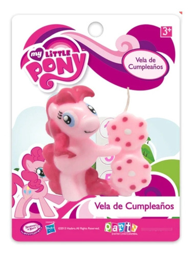 Vela De Cumpleaños My Little Pony. Mi Pequeño Pony 3d