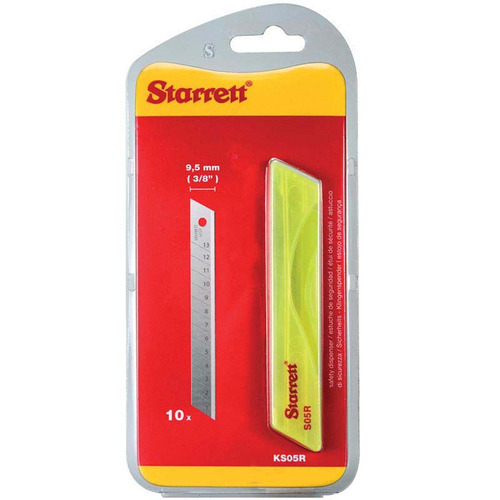 Kit C/ 10 Lâminas Estilete Estreito 9,5mm Starret