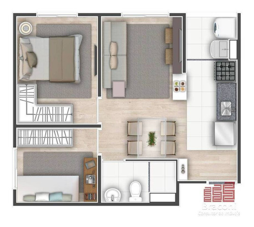 Imagem 13 de 13 de Mobi One Tatuapé - Apartamento A Venda 2 Dormitório No Próximo Do Metrô - 6985