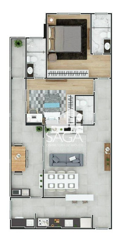 Imagem 16 de 30 de Apenas 85 Mil De Entrada!apartamento Com 2 Dormitórios, 2 Suítes, 2 Vagas À Venda, 88 M² Por R$ 563.481 - Canto Do Forte - Praia Grande/sp - Ap4485