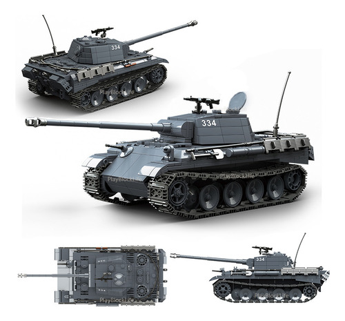 Tanque Panzer V Panther Bloques Segunda Guerra Mundial