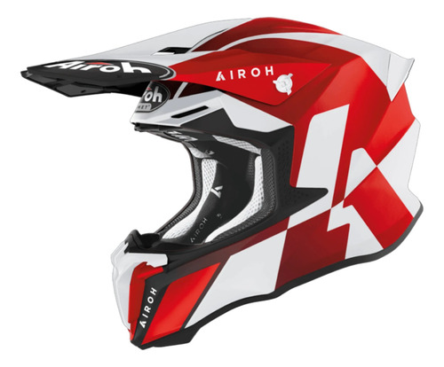 Casco Para Moto Airoh Original Twist 2.0 Lift Rojo
