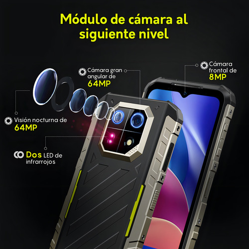 Ulefone Armor 22 Dual SIM 128 GB negro 8 GB RAM