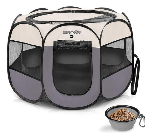 Serenelife On-the-go Tienda De Mascotas Portátil Plegable 8-