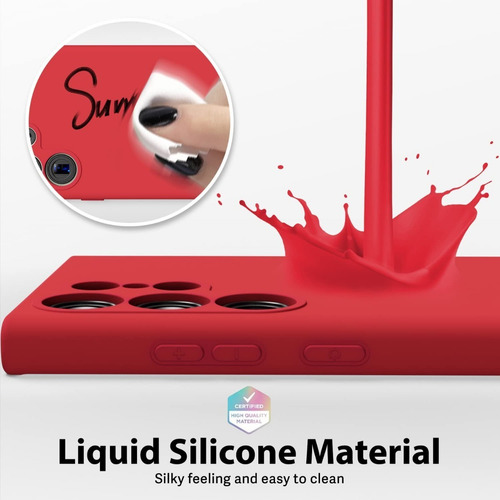 Imagen 5 de 6 de Carcasa Para Samsung S23 Ultra 5g Silicon Protector Cámaras