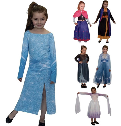 Disfraz Frozen 2 Princesa Elsa Anna Disney Original Niñas