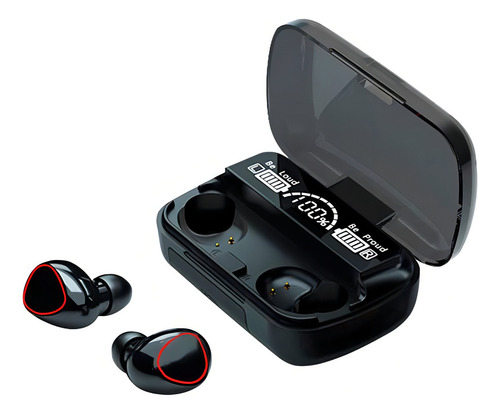 Audifono In Ear Tactil Bluetooth Bw-m10 Color Negro