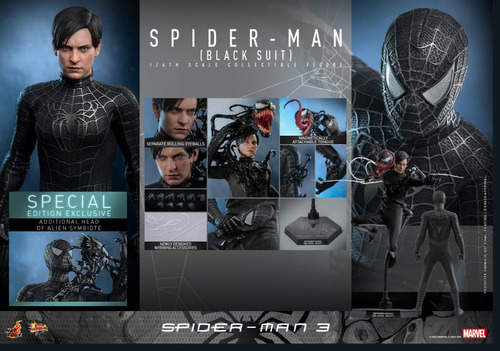 Hot Toys Spider-man (black Suit) (special Edition) Preventa